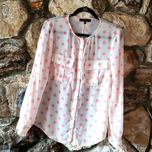 Sanctuary Chiffon Cream Blouse